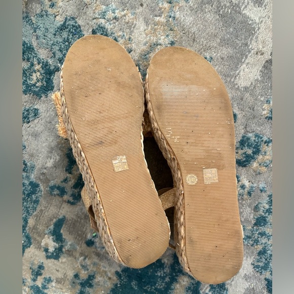 Chinese Laundry Espadrilles Sandal straw platform size 9 - Picture 6 of 9